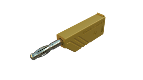 Hirschmann SKS 934100703 | LAS N WS Au Stecker 4mm gelb