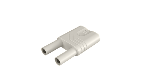 Hirschmann SKS 932200107 | KST S WS Stecker 4mm weiß