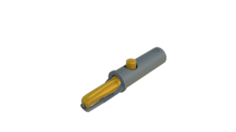 Hirschmann SKS 930126103 | AK 10 Abgreifklemme 4mm gelb