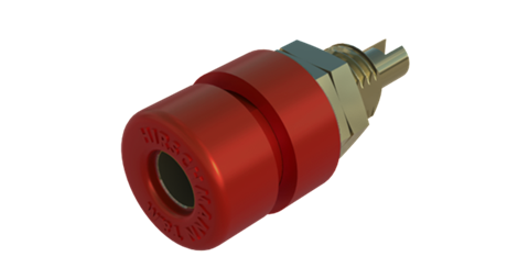 Hirschmann SKS 930166701 | BIL 30 Au Buchse 4mm rot