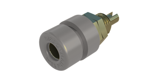 Hirschmann SKS 930166706 | BIL 30 Au Buchse 4mm grau