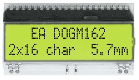 Display Visions EA DOGM162E-A | 2x16 DOG Characterdisplay