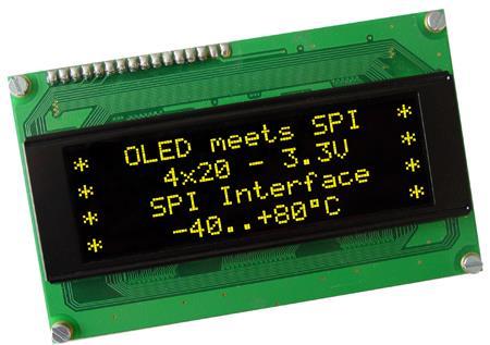 Display Visions EA W204-XLG | Textdisplay 4x20 Zeichen