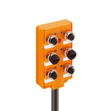 Lumberg Automation 60656 | ASB 6/LED 5-4-330/10 M ASB-Sechsfachverteiler 4pol+PE