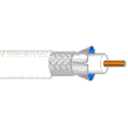 Belden Cable 82248 877U1000 | 18 AWG massiver .040" blanker Kupferleiter, Plenum, FEP-Schaumisolation, Duofoil® + verzinnter Kupfergeflechtschirm (65 % Abdeckung), Flamarrest®-Ummantelung.