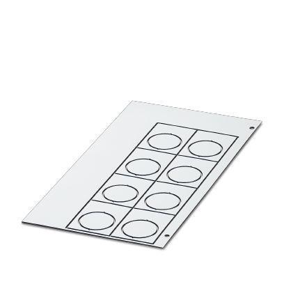 PHOENIX CONTACT 0822301 | Kunststoffschild mit Bohrung