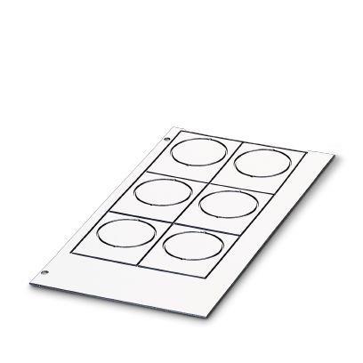 PHOENIX CONTACT 0822291 | Kunststoffschild mit Bohrung