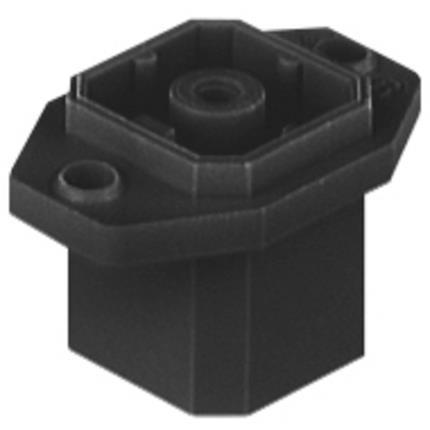 Hirschmann 731996500 | G 30 E 3 M schwarz/black Einbaustecker 3pol+PE, sw