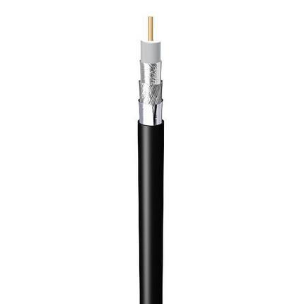 Belden Cable 7915A 0101000 | 18 AWG massiver .040" blanker Kupferleiter, gasinjizierte Polyethylenschaumisolierung, Duobond® + Aluminium-Geflechtschirm (77 % Abdeckung), PVC-Mantel.