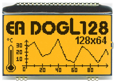 128x64 DOG Grafikdisplay [EA DOGL128W-6