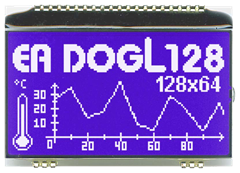 128x64 DOG Grafikdisplay [EA DOGL128B-6
