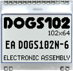 102x64 DOG Grafikdisplay [EA DOGS102N-6