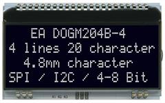 4x20 DOG Textdisplay [EA DOGM204S-A