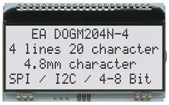 4x20 DOG Textdisplay [EA DOGM204N-A