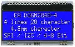 4x20 DOG Textdisplay [EA DOGM204B-A