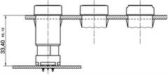 Steckfassung f. Leiterplatte [5.00.645.036/0000