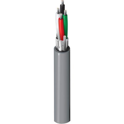 Belden Cable 9534NH.001000 | 24 AWG Litzenleiter (7 x 32) aus verzinntem Kupfer, 4 Leiter verkabelt, PE-Isolierung, Beldfoil®-Gesamtschirmung (100 % Abdeckung), 24 AWG Litzenleiter aus verzinntem Kupfer, LSZH-Mantel, Flammbeständigkeit IEC 60332-3-24