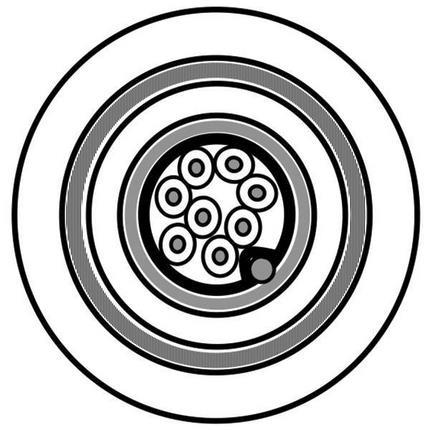 Belden Cable 9844LS.011000 | RS-485, 4 Paare AWG 24 verzinntes Kupfer - Litze, Polyolefin (PO, PE, PP)-Isolierung, Folie + Geflecht-Abschirmung, LSZH / FRNC-Mantel, 300 V, SWA