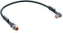 Lumberg Automation 17010 | RST 3-RKMW/LED A 3-224/1,5 M Verbindungskabel M12 - M8