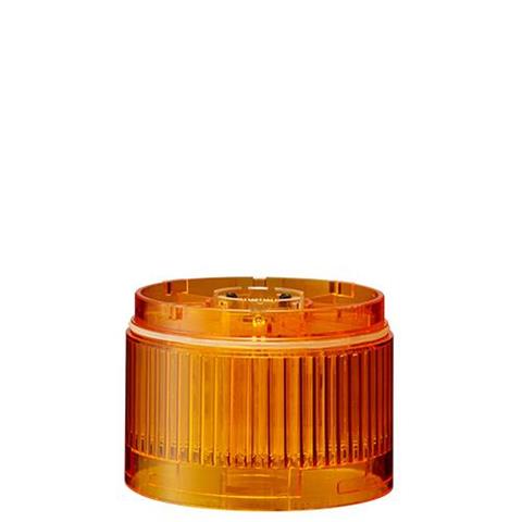 PATLITE LR7-E-Y | LED-Modul, bernsteinfarben, farbige Linse, 70 mm Durchmesser. Zur Verwendung mit Signaltürmen der LR4-Serie