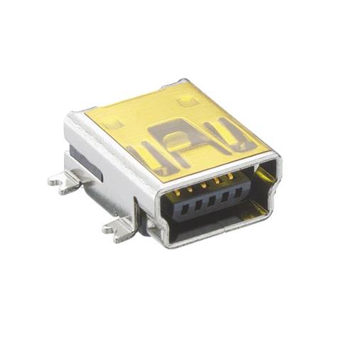 Lumberg 2486 04 | Mini-USB-2.0-Einbaukupplung 5pol.