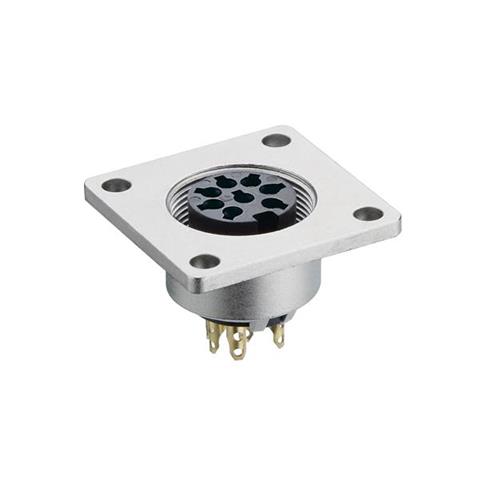 Lumberg 0308-1 08-1 | Flansch-Einbaukupplung 8pol.