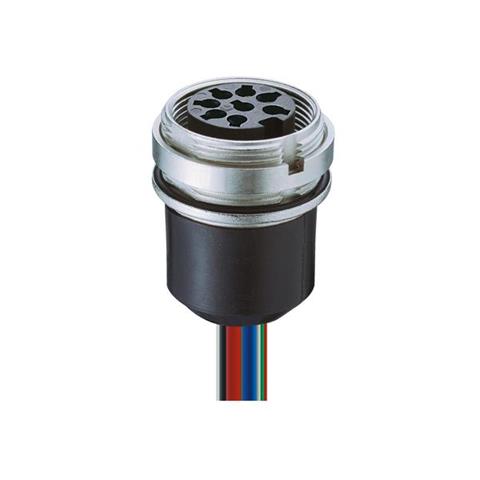 Lumberg 0305-1 08-1 U | Einbaukupplung 8pol.