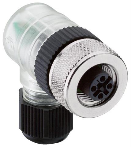 Lumberg Automation 69994 | RKCW/LED 4/7 M12-Winkelkupplungr konfektionierbar