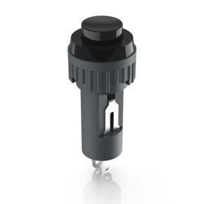 RAFI 1101070110104 | Drucktaster, 9.1 mm, 1S, tastend, 1 S, Blende schwarz