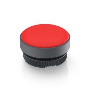 RAFI 1745080012300 | RAFIX 22 FS + , Leuchtvorsatz, Blende flach, Bund rund, Blende rot