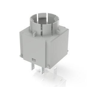 RAFI 1201220230000 | RAFIX 16, Schaltelement Standard, Silber, ohne Lampenfassung, Steckanschluss, tastend, 2 Ö