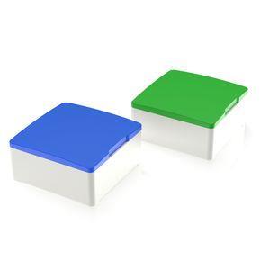 RAFI 5055120222600 | MICON 5, Stößel quadratisch 18 mm, mit mechanischem Anschlag, blau, GH 12,5 mm