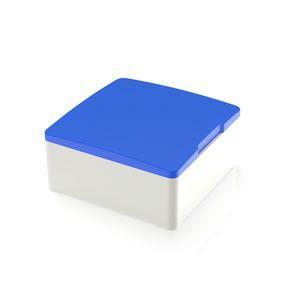 RAFI 5055120212600 | MICON 5, Stößel quadratisch 18 mm, mit mechanischem Anschlag, blau, GH 9,55 mm