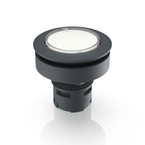 RAFI 1651260011000 | RAFIX 16 F, Leuchtvorsatz, Blende flach, Bund rund, Blende farblos