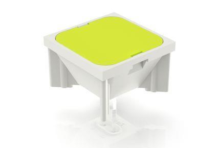 RAFI 3140020530000 | RF 19, Leuchtfeld, 1 x 1-teilig, Leuchtmittel gelb, Blende gelb