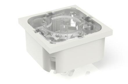 RAFI 3140010420000 | RF 19, Silber, Punktausleuchtung, 2,9 ± 0,6 N, Leuchtmittel grün, Blende farblos, 1 S