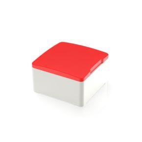 RAFI 5055120062300 | MICON 5, Stößel quadratisch 14,5 mm, mit mechanischem Anschlag, rot, GH 12,5 mm