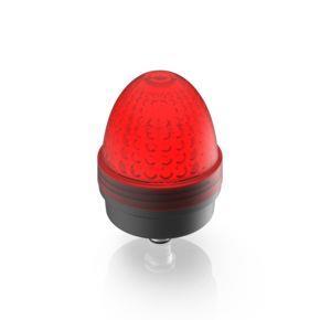 RAFI 1690100031300 | Signalleuchte Tilted Diamond + M12, 24 V, Blende rot, M12 4-polig A-kodiert
