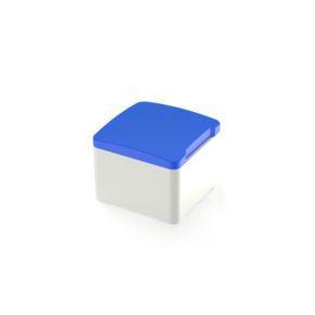 RAFI 5055120012600 | MICON 5, Stößel quadratisch 11 mm, mit mechanischem Anschlag, blau, GH 9,55 mm