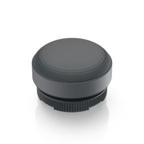 RAFI 1302700050101 | RAFIX 22 FS + , Drucktaster mit Schutzkappe, Bund rund, tastend, Frontring schwarz, Blende schwarz