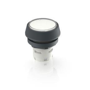 RAFI 1300700211002 | RAFIX 16, Leuchtdrucktaster, flache Blende, Bund rund, Blende farblos