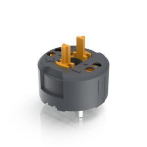 RAFI 1201264030000 | RAFIX FS Schaltelement Not-Halt PCB, Gold, für THT LED, 1 Ö + 1 S