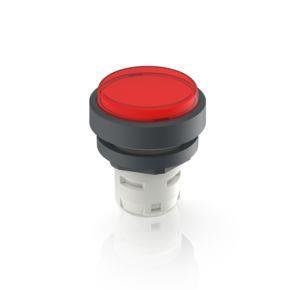 RAFI 1300700261306 | RAFIX 16, Leuchtdrucktaster, IP66, Blende rot