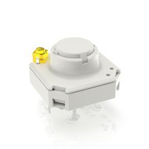 RAFI 3141005430000 | RF 15 R, Silber, nieder Punktausleuchtung 1LED, 2,9 ± 0,6 N, Leuchtmittel gelb, 1 S