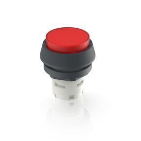 RAFI 1651243711306 | RAFIX 16, Leuchtvorsatz, Bund rund, vorstehende Blende, Blende rot