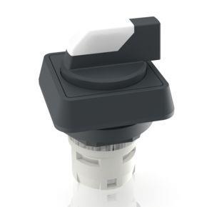 RAFI 1300736000200 | RAFIX 16, Leuchtwahlschalter, Bund quadratisch, 1 x 90°, Form V, rastend, beleuchtbar