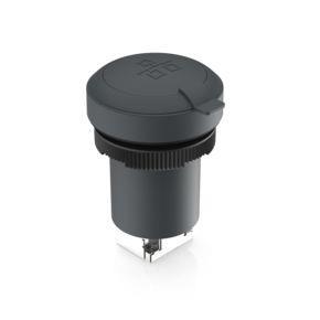 RAFI 1100992010011 | RAMO 22 F, RJ45, Bund rund, Frontring schwarz, RJ 45 CAT 5