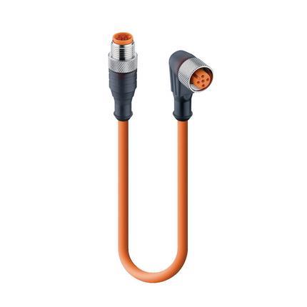 Lumberg Automation 18638 | RST 5-RKWT/LED R 5-259/4 M Verbindungskabel M12 - M12