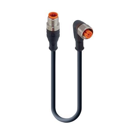 Lumberg Automation 16702 | RSTN 4-RKWTN/LED P 4-225/5 M Verbindungskabel M12 - M12