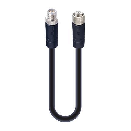 Lumberg Automation 934853213 | RST 4L-RKT 4L-723 SW/6 M M12-Verbindungskabel